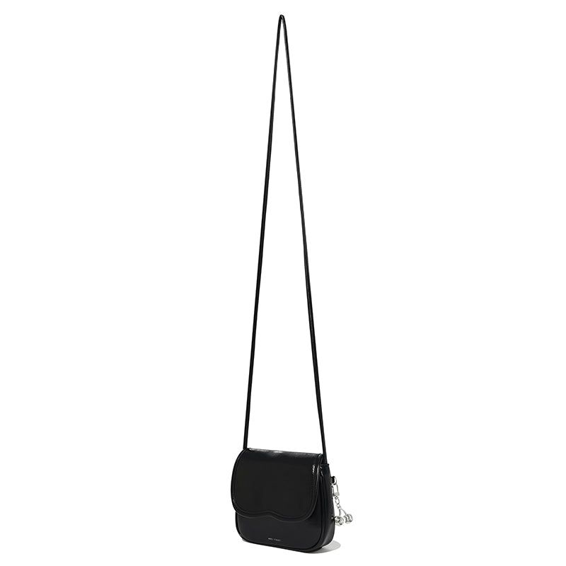 POCKET SIGNATURE MINI CROSS BAG [BLACK]