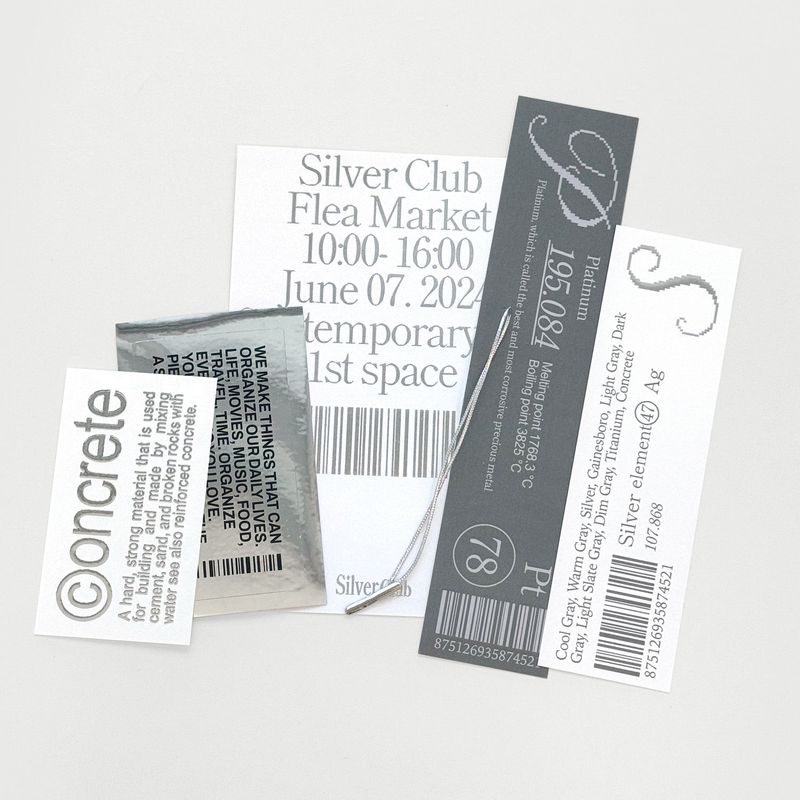 oab tone pack silver / scrap sticker set