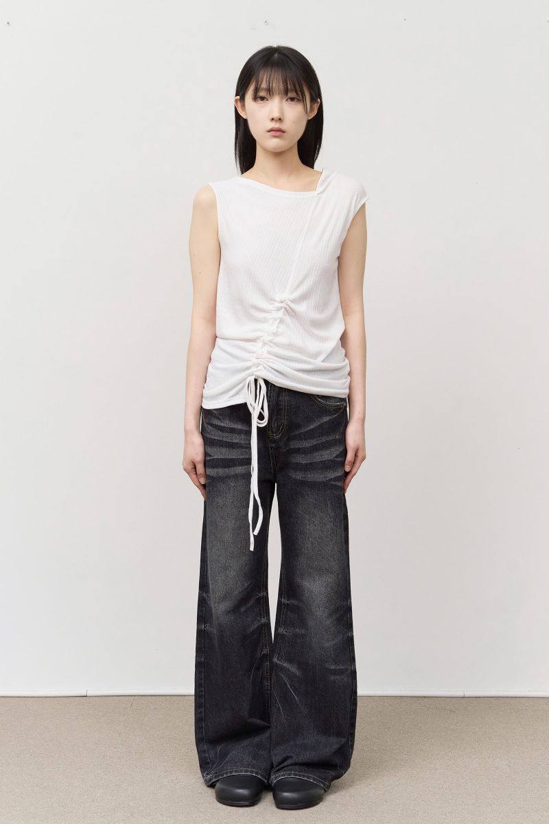 (W) Thunder Washed Bootscut Denim