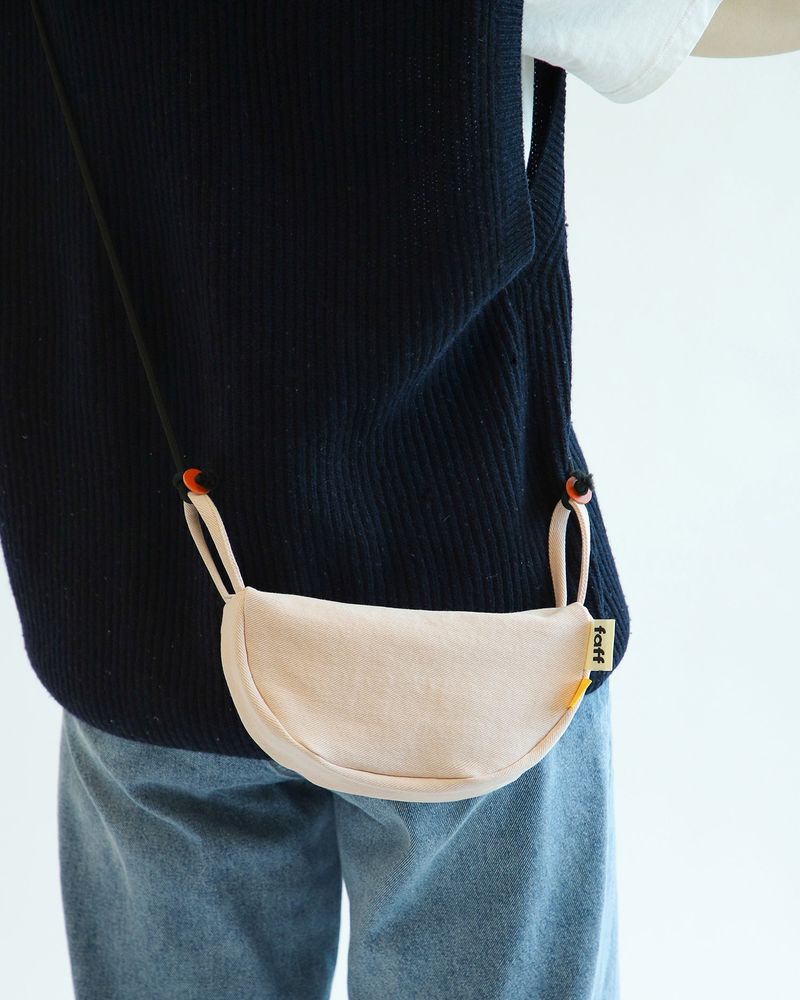 Pouch bag Peach