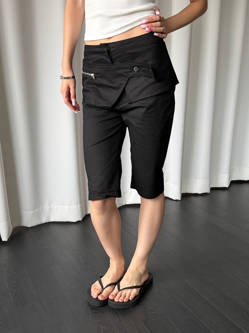 Utility wrap capri pants(2color)