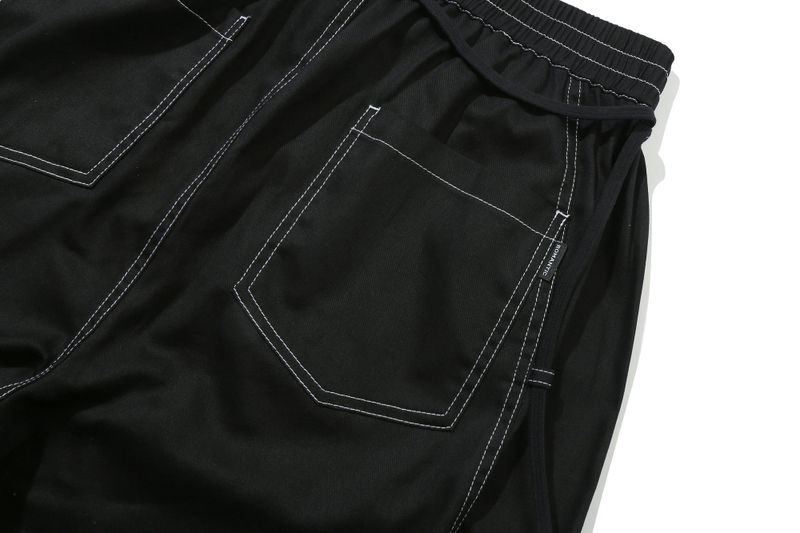 SIDE STRING PANTS_BLACK