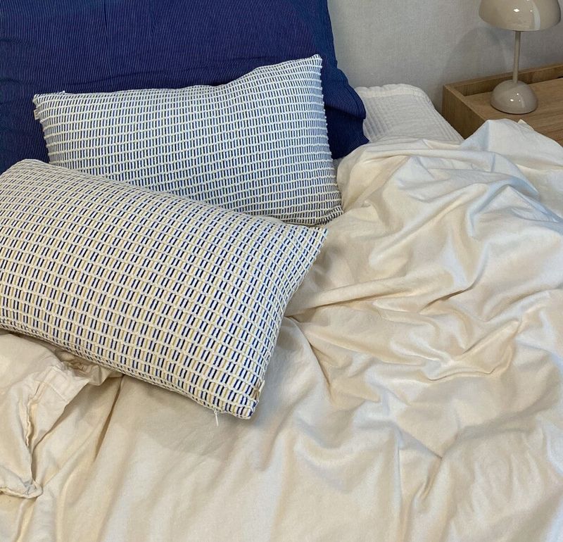 CREAM MINI CUSHION COVER (1PCS)
