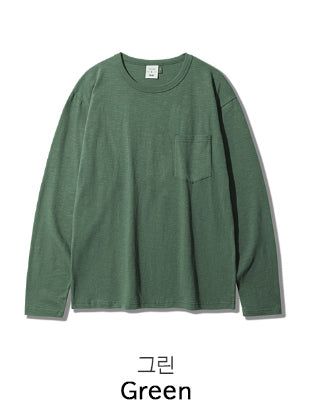 26FW★ 974OG Pocket Slub Long Sleeve Tee