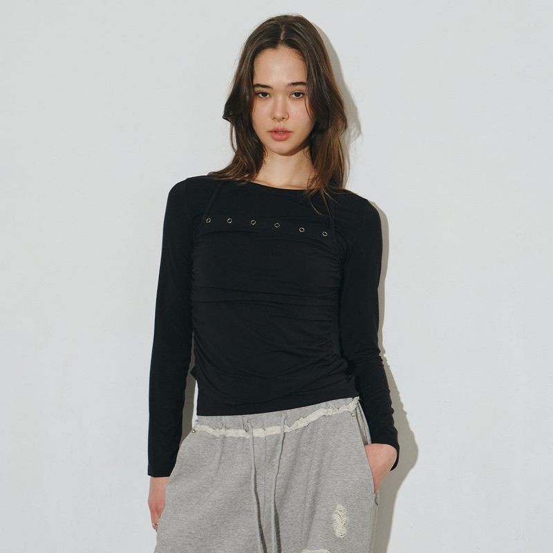 MIDNIGHT MOVE（ミッドナイトムーブ）の「sl ey t (black)（Tops）」
