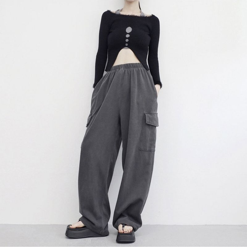 (Unisex) LeCia Cargo String Pants