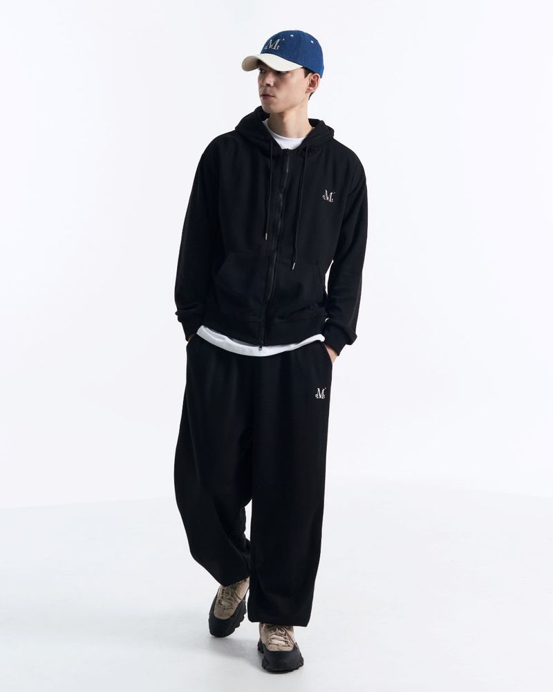 DENVER 2-WAY HOOD ZIP-UP MAN (Black, Gray)