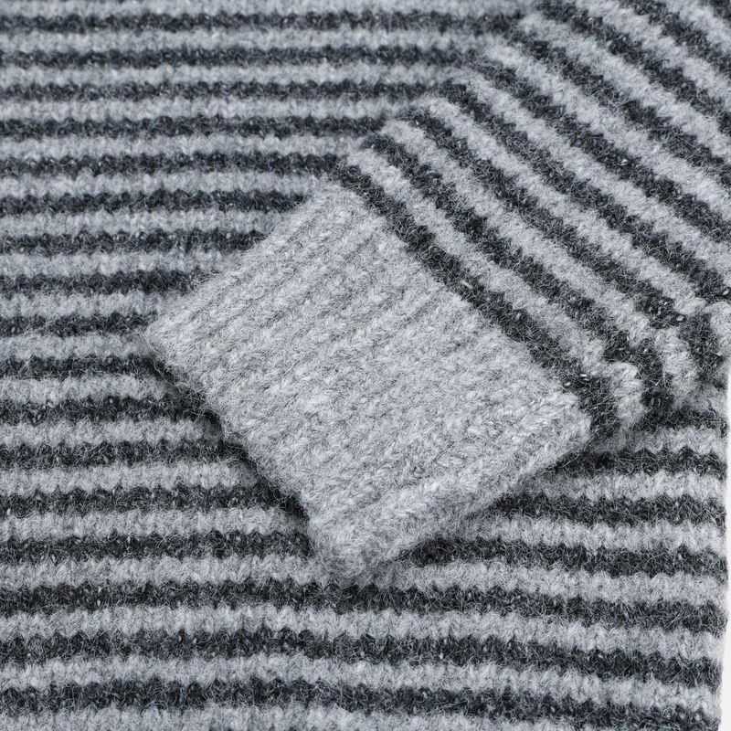Hawk Striped High Neck Knit