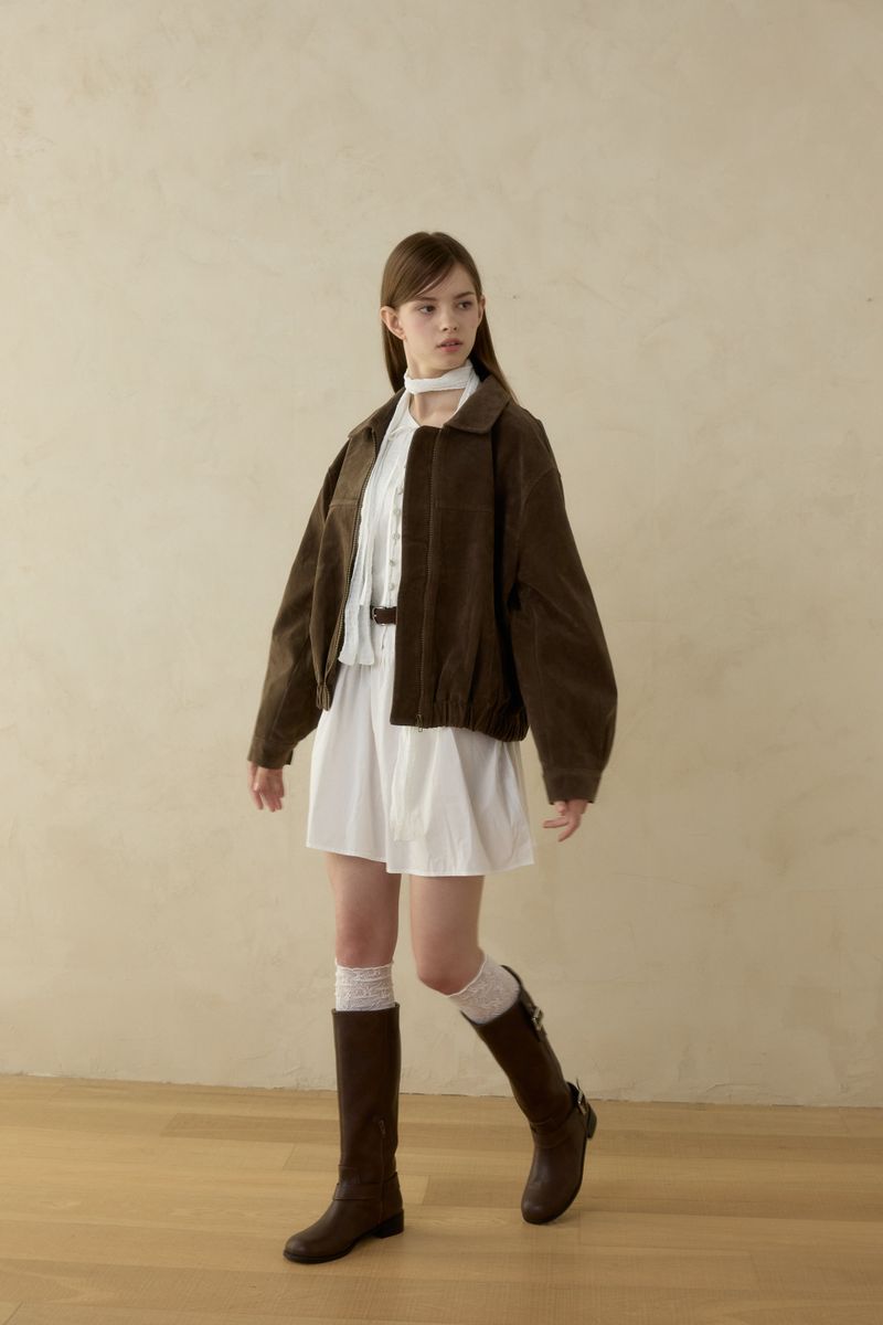 MEADOW PINTUCK RIBBON DRESS
