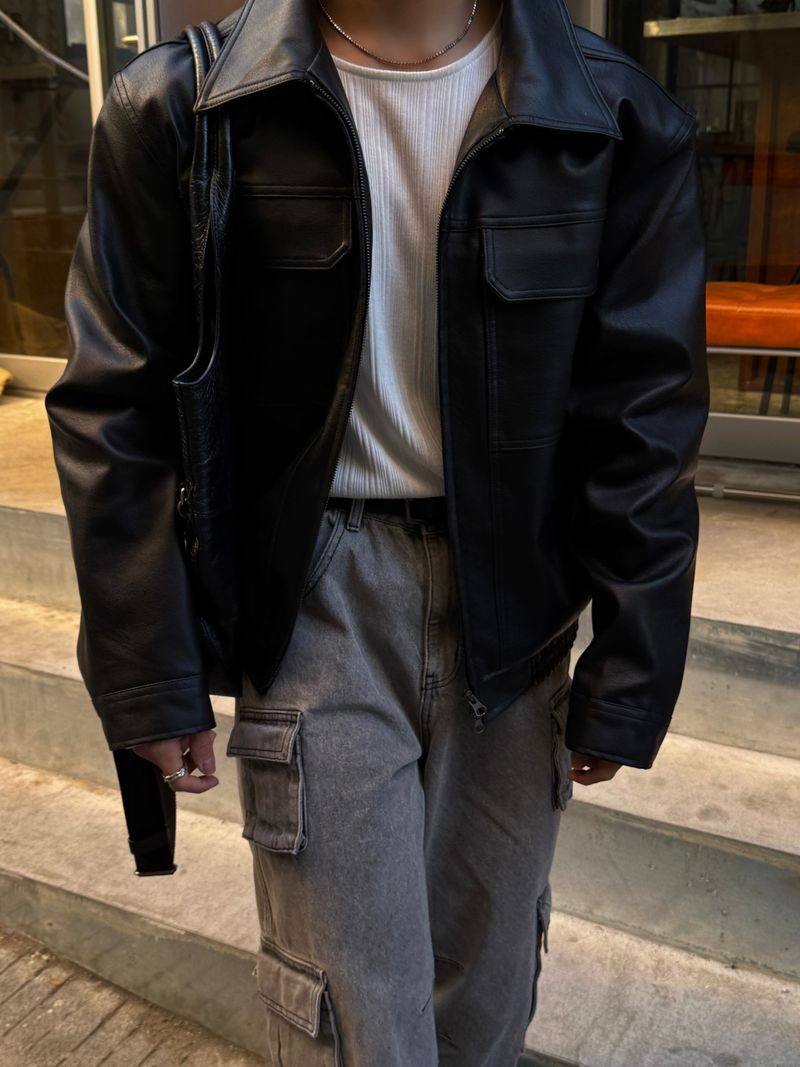 Poder leather jacket