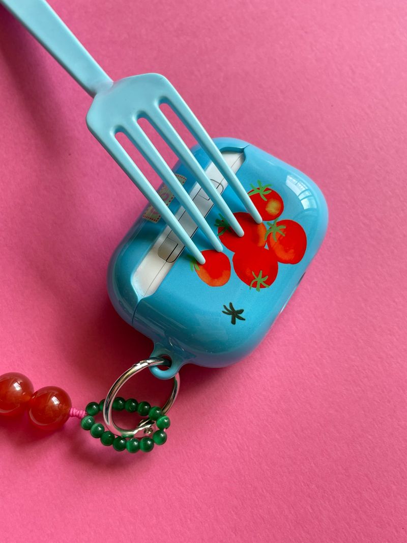 tomato AirPods case