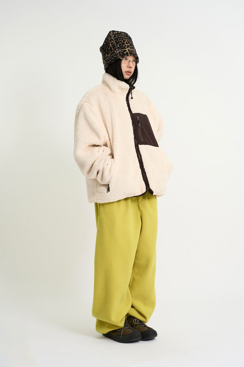Dumble fleece reversible jumper