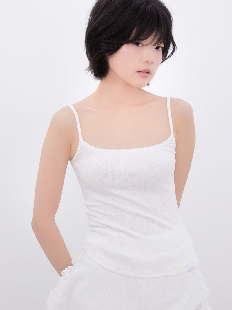 Innermuseum（インナーミュージアム）の「スターフリルノースリーブ(IVORY)（トップス）」