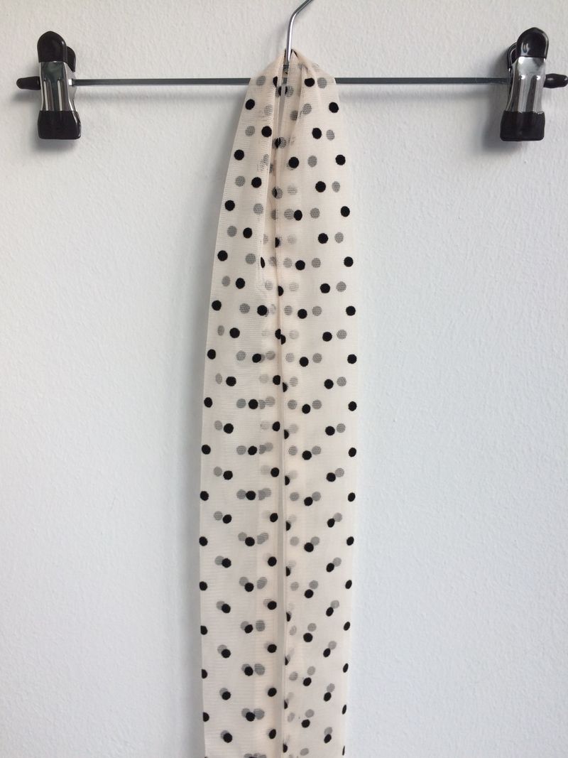 chiffon dot scarf