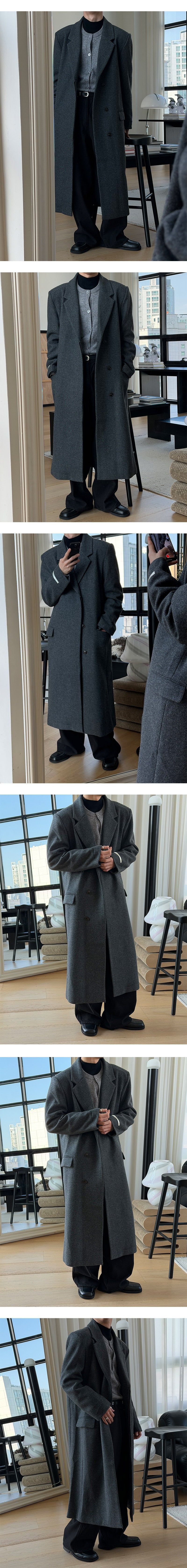 [HANDMADE] Hidden max wool coat(3color)