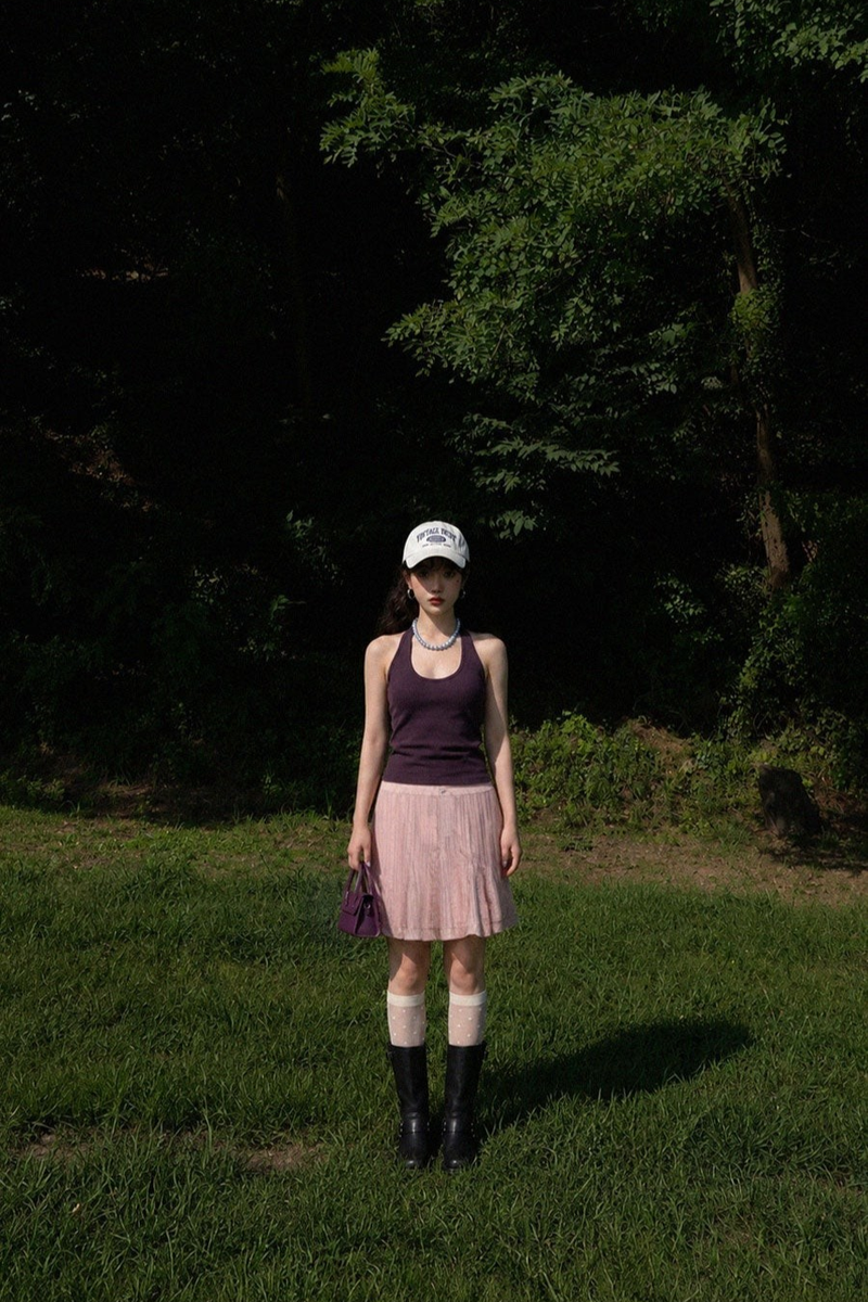 BLUSH PETAL SKIRT IN PINK