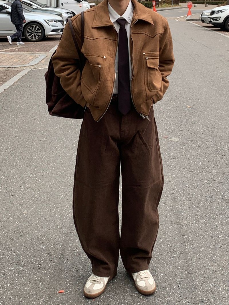 Orinette Western Suede Padded Jacket