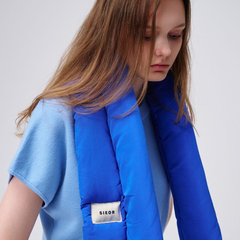 CUDDLY muffler_blue
