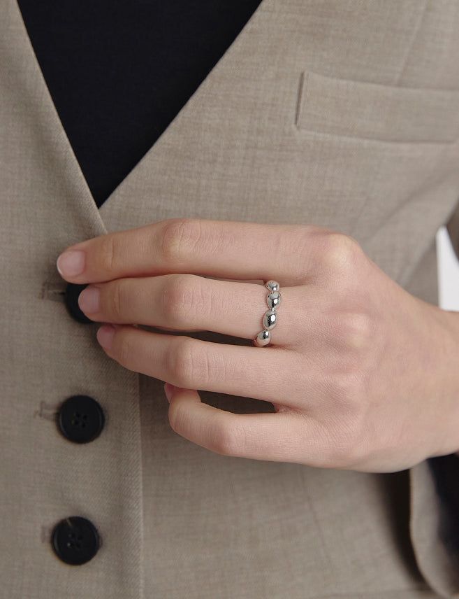 26SS★ Ice Cushion Silver (W) Ring L