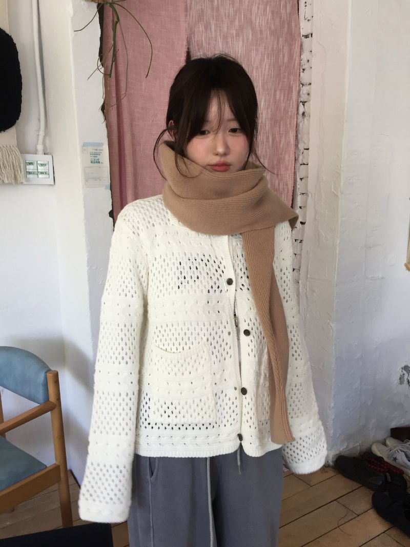 howu(ハウユ)の「グラスシャウルニットマフラー (3c)(ファッション小物)」