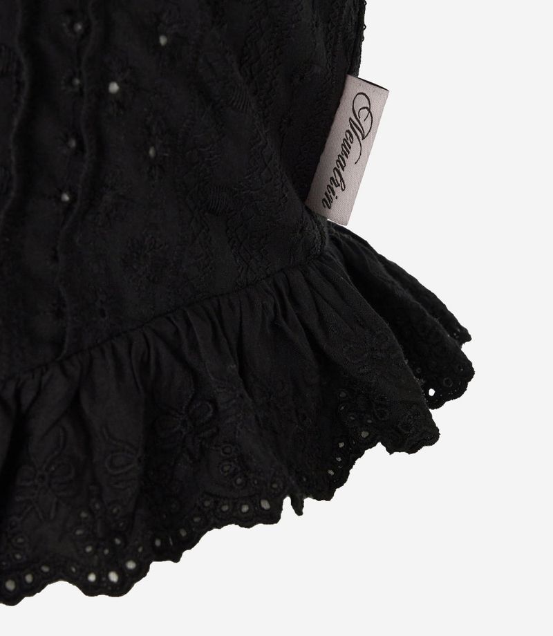 ROSÉ 2 Off-Shoulder Pintuck Lace Blouse