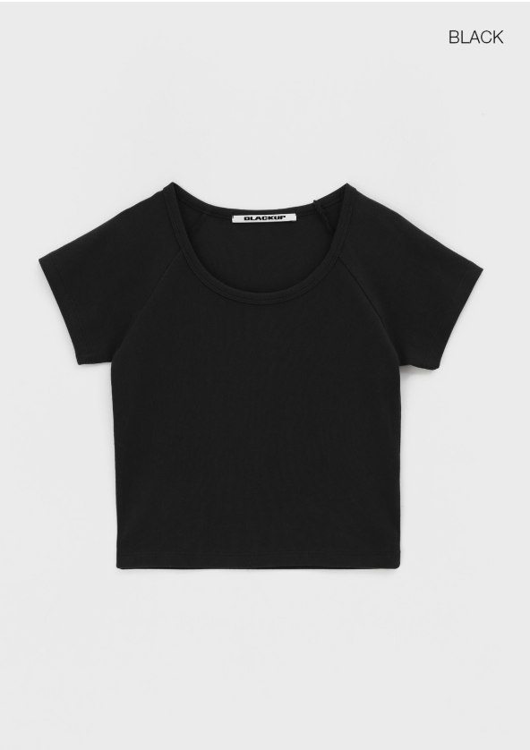 [B-BASIC] Standard Nagrang U-neck Short Sleeve T-shirt (2SIZE)