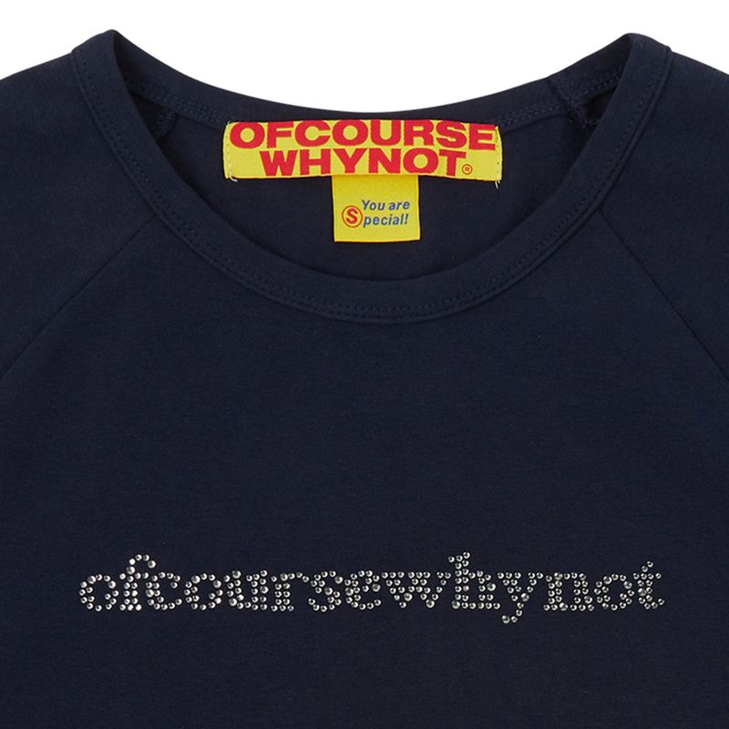 ザットガールバイブTシャツ_ネイビー