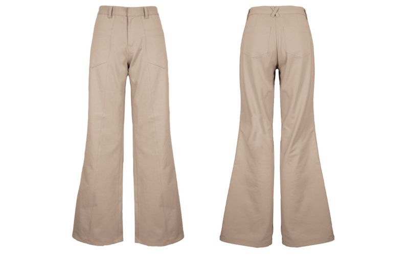 FRONT POCKET FLARE PANTS