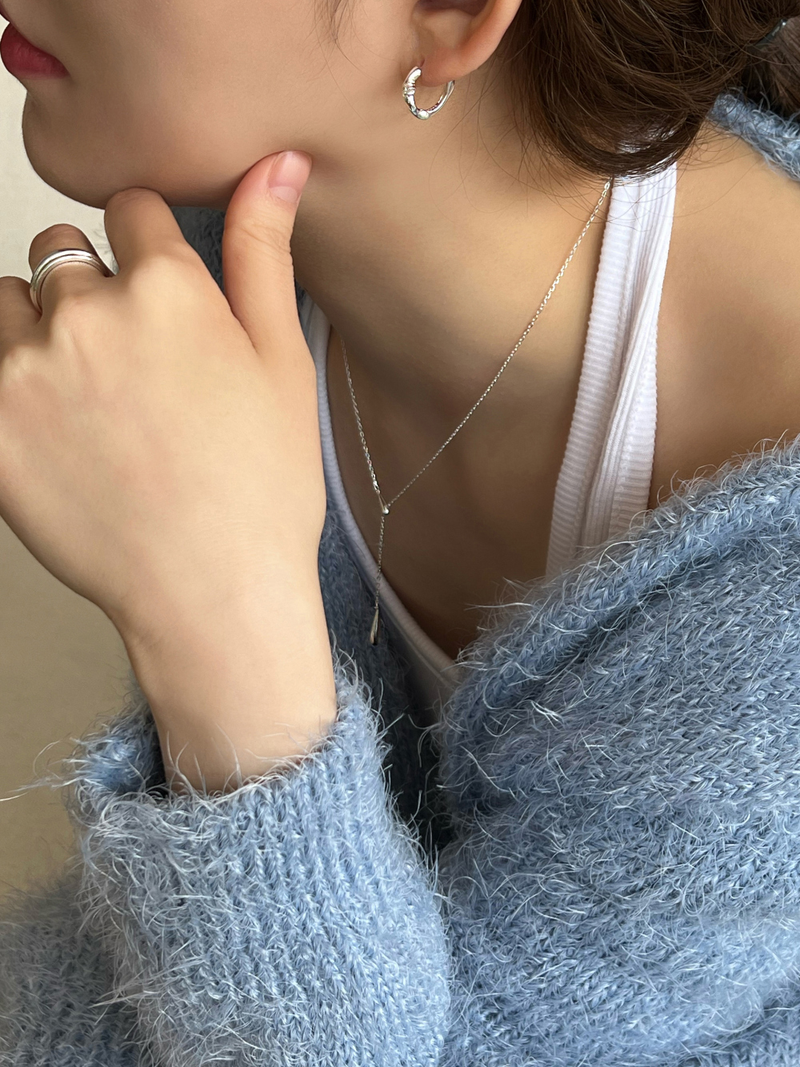Piece earring (silver)
