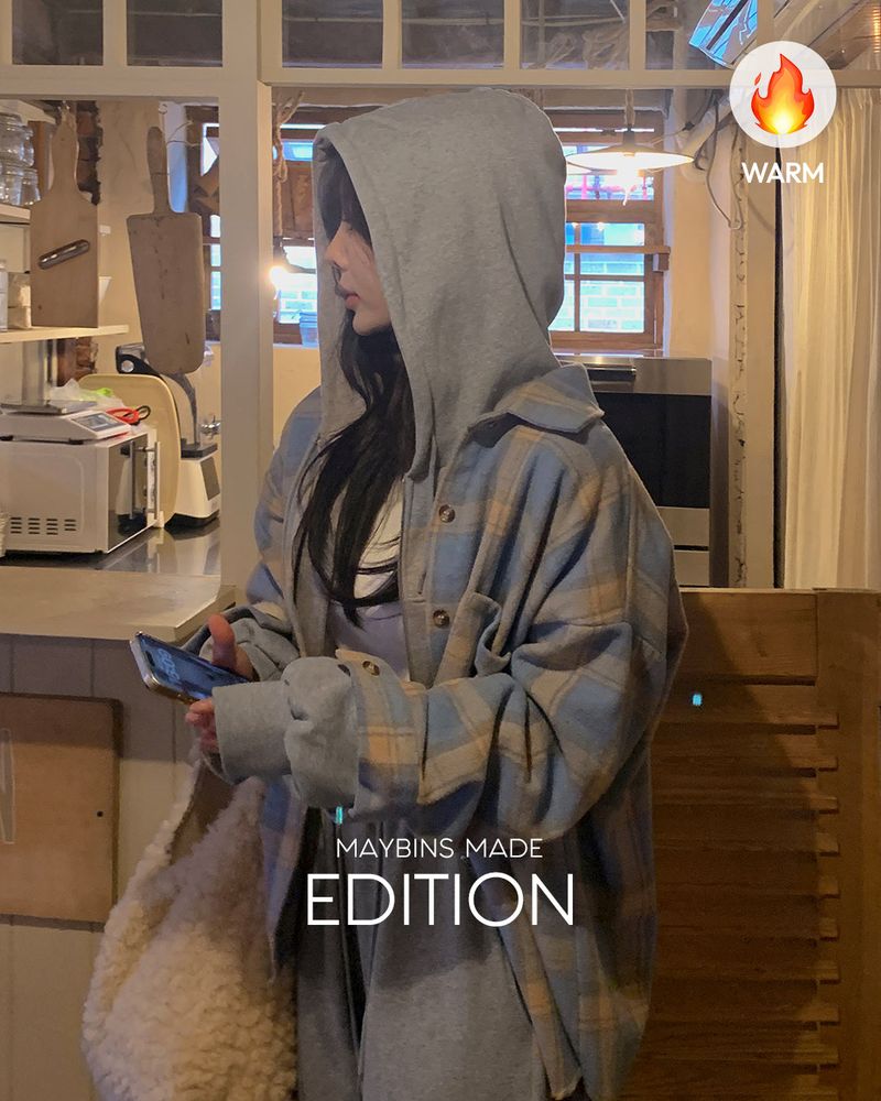 [MADE] Nif Napping Checkered Oversized Fit Shirt