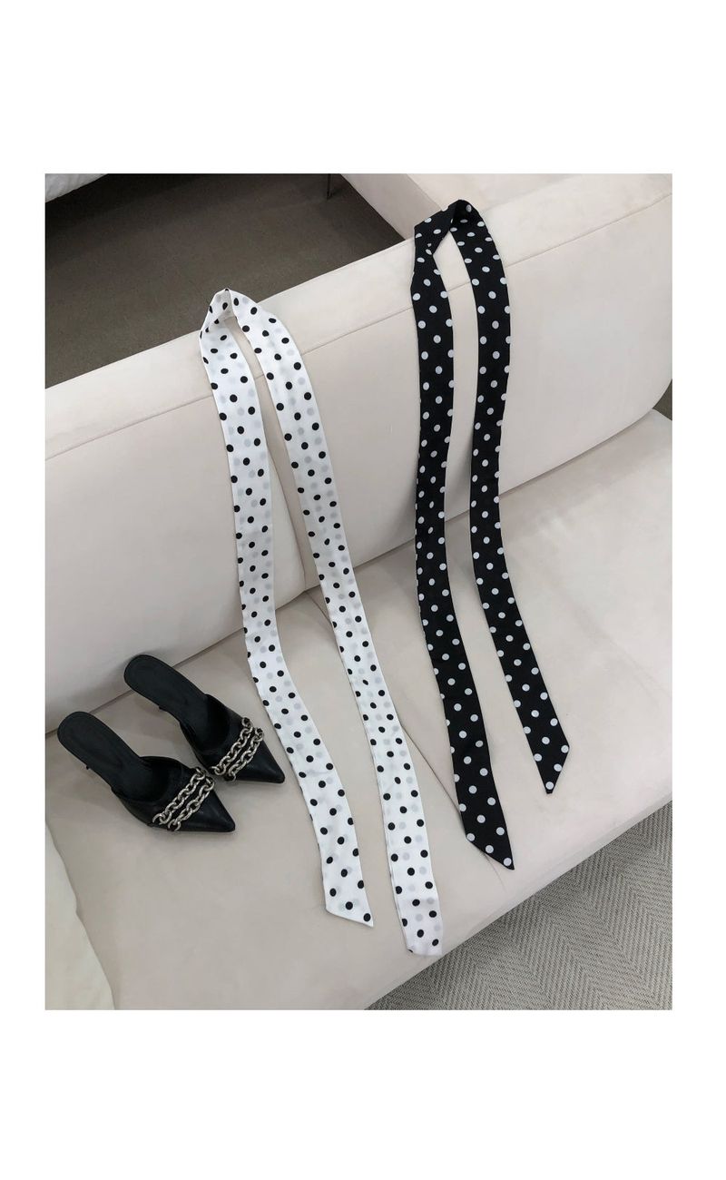 onthenextpage（オンザネクストページ）の「サテンドットロングスカーフ（ファッション小物）」