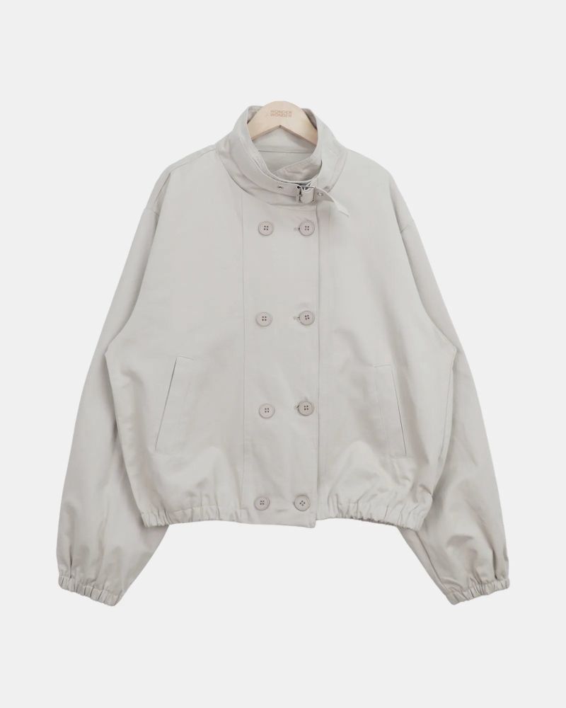 Kubin Buckle Short Trench Jacket