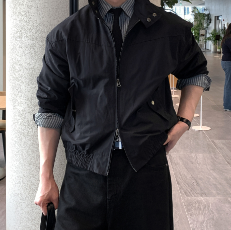 Wayne Standard Two-Way Zip-Up Herrington Jacket