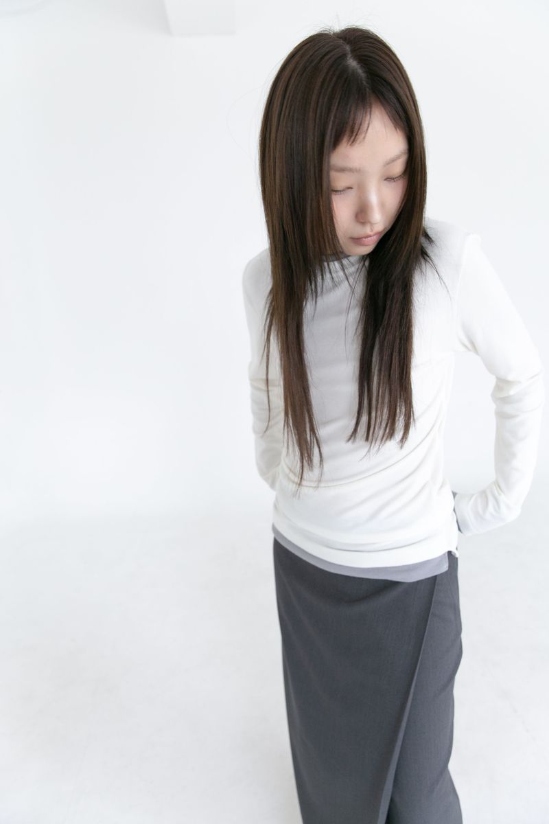 color layered long top(4colors)