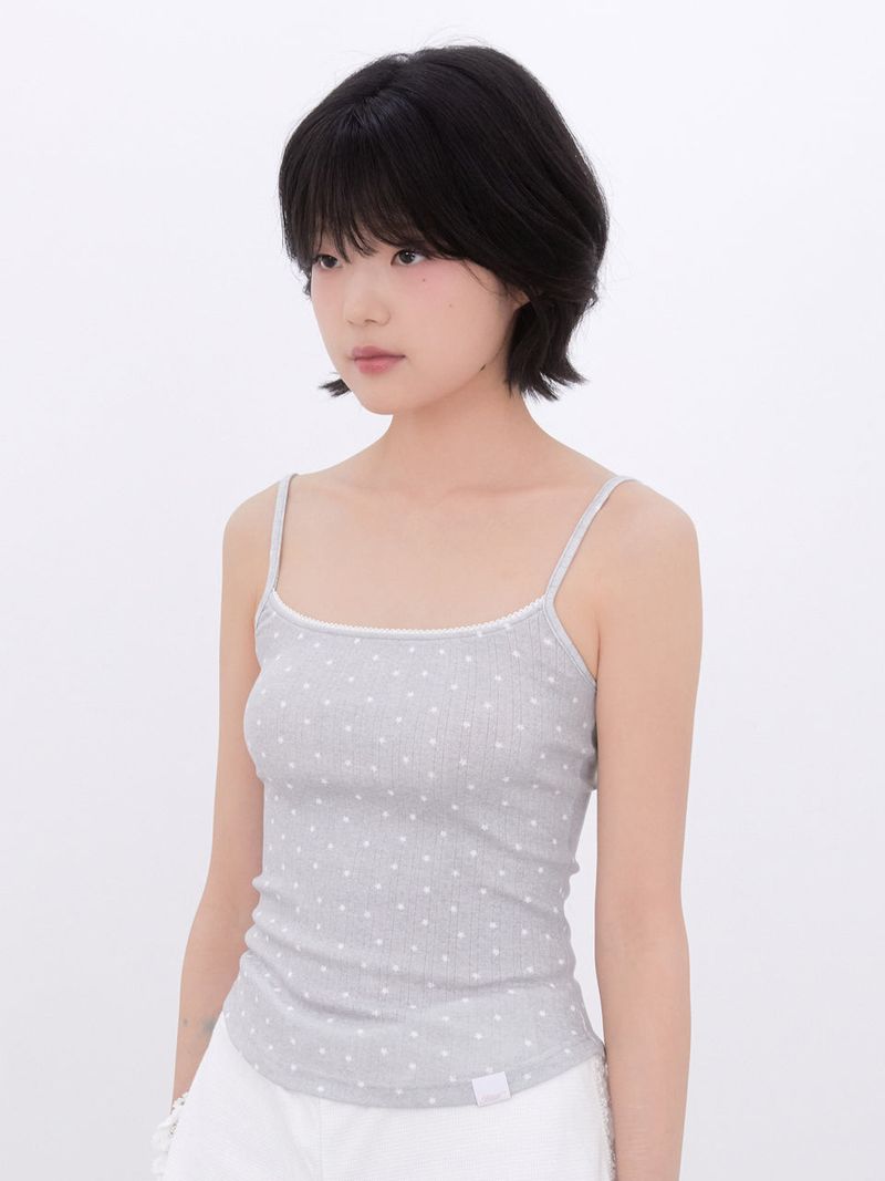 Star Frill Sleeveless(GREY)