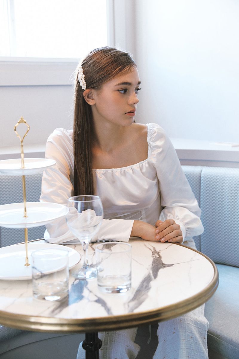 MOILLY（モイリー）の「Corset Blouse White（Tops）」