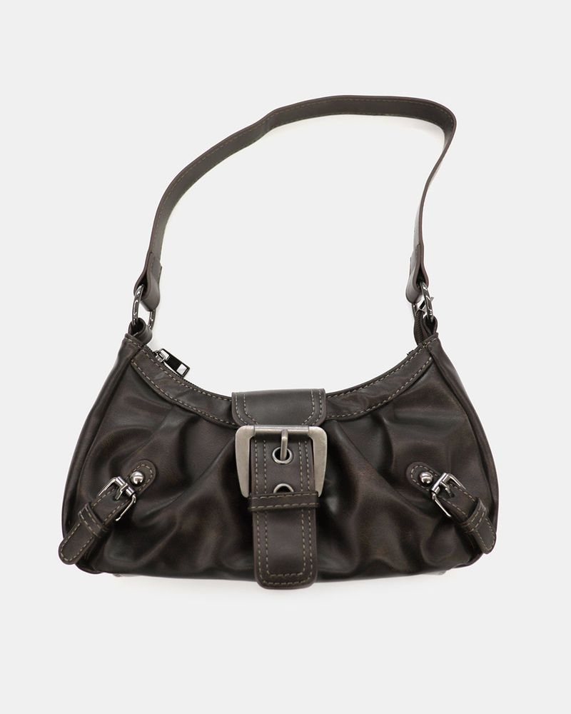 Moto Belt Mini Leather Shoulder Bag