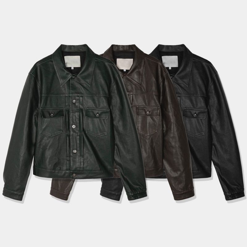 OWN Tony Garment Leather Tracker Jacket (3 colors)