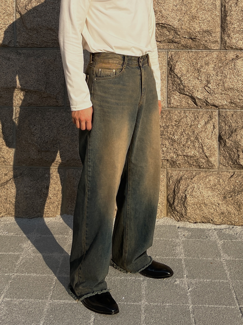 EGONLEO（エゴンレオ）の「West Damage Wide Pants（Pants）」
