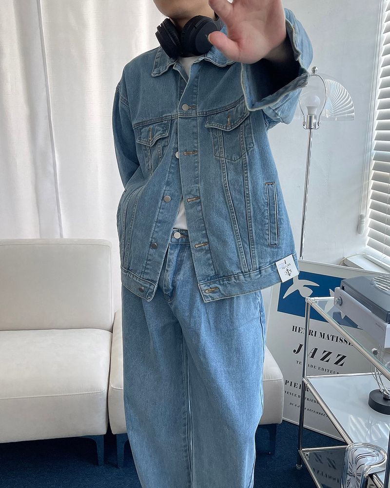 No. 57 Washing denim jacket (4 colors)
