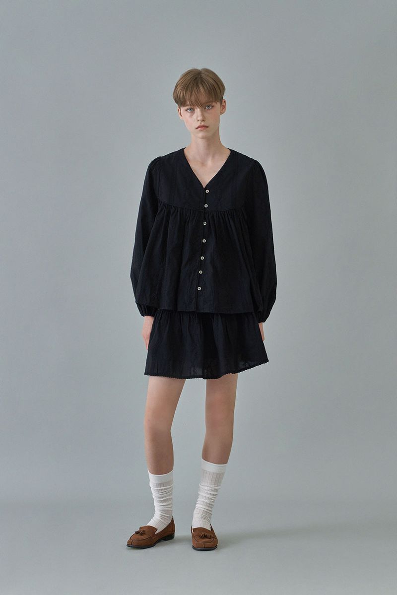 Darling lace skirt_black