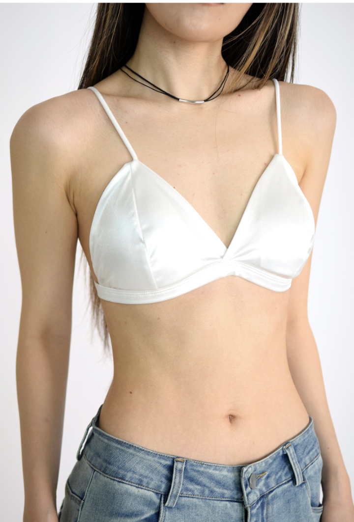 satin sense top(2color)