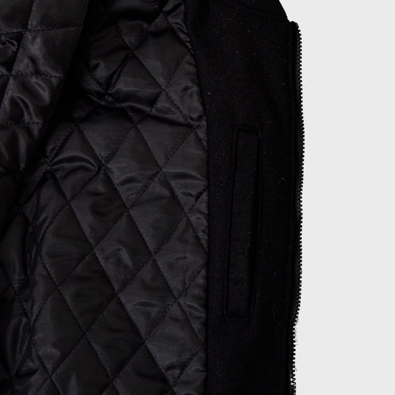 SMILING EYES VARSITY ZIP-UP JACKET