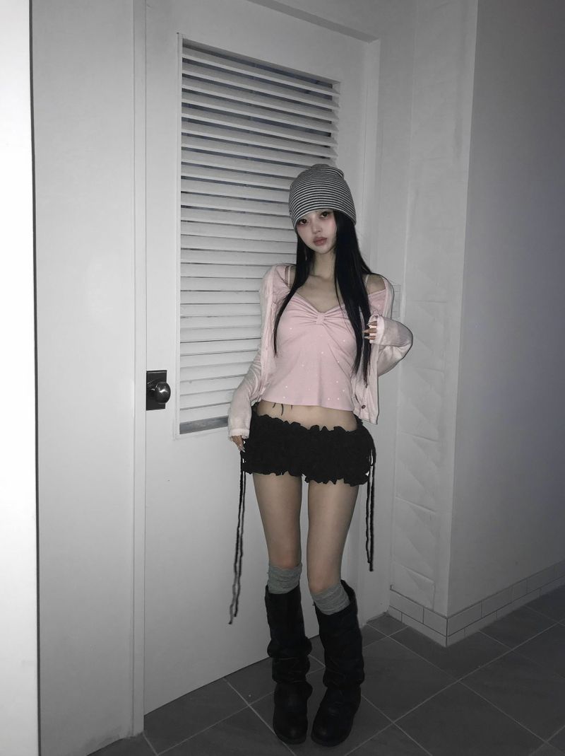 shushu shirring shorts(2 color)