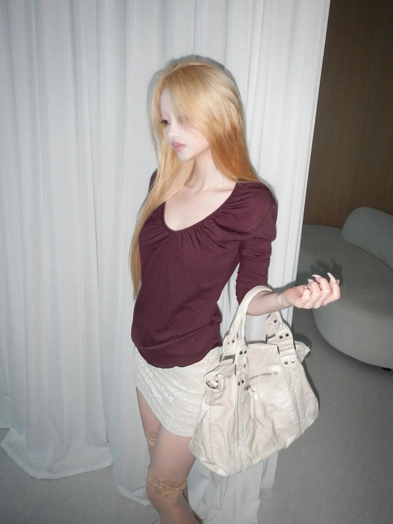 sopy lace sk(2 color)