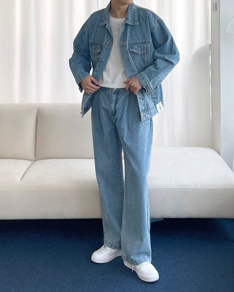 No. 57 Washing denim jacket (4 colors)