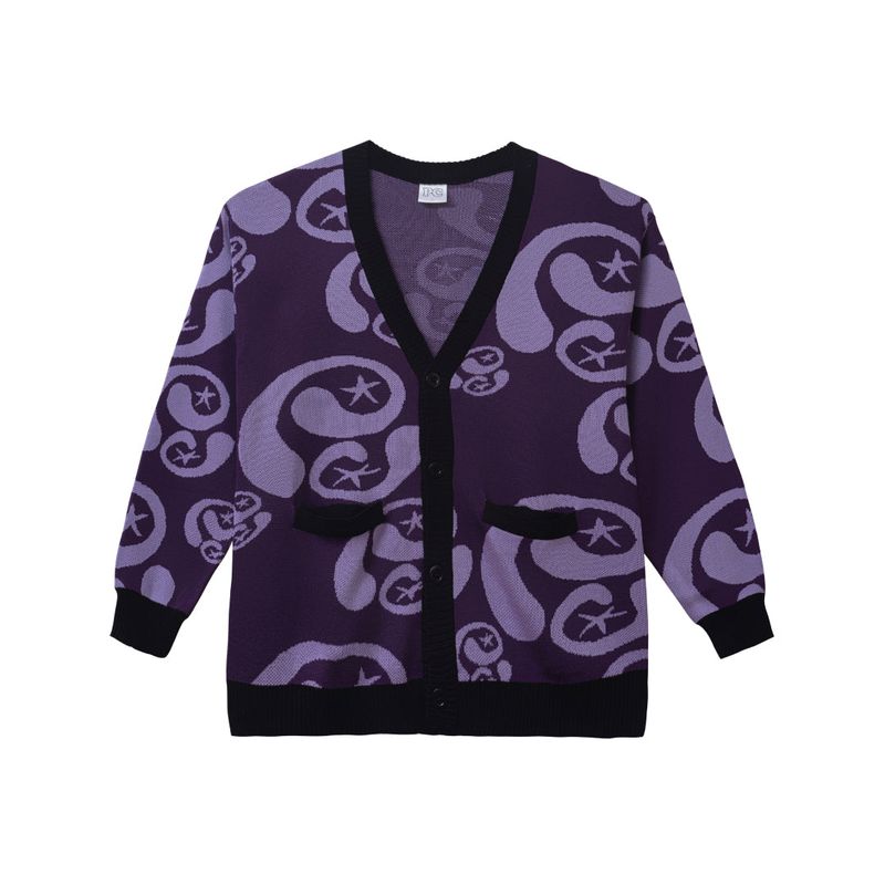 Public Culture（パブリックカルチャー）の「 Milkyway Knit Cardigan - Purple, Soft Purple & Black（）」