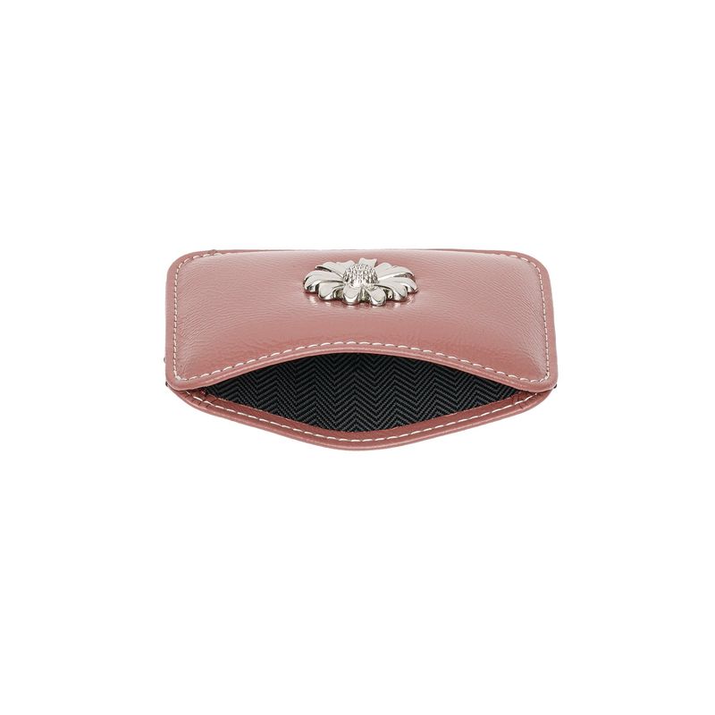 Daisy Slim Mini Transportation Card Wallet Antique pink