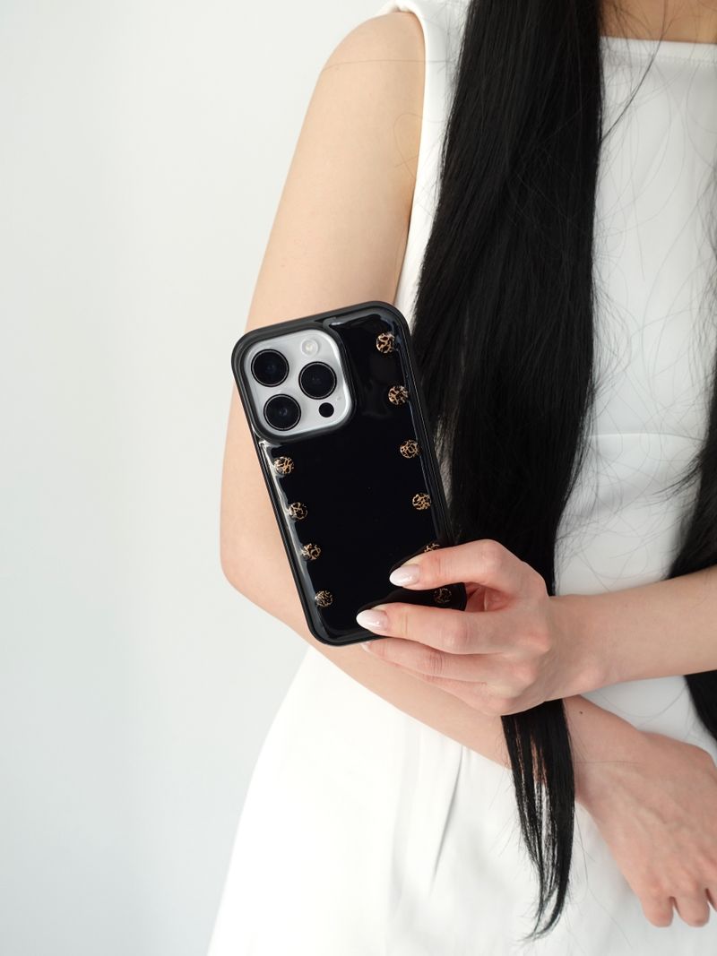 line stud case (leopard)