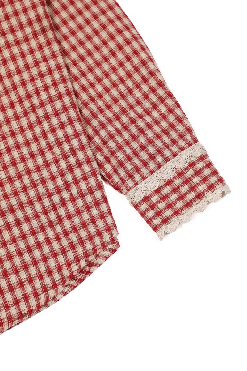 Vienna Checkered Shirt [Red]